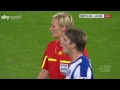 Football player touched female referee's breast! video online#