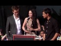 Robert Pattinson, Kristen Stewart, Taylor Lautner - Obtisk na chodník slávy video online#