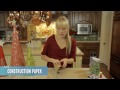 DIY Papírový vánoční stromeček s ozdobičkami video online