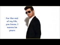 Robin Thicke a jeho song video online
